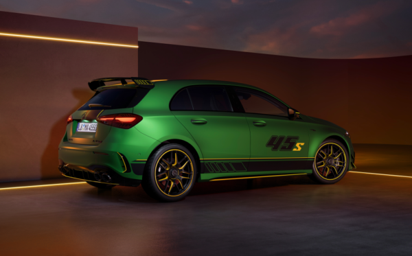 Mercedes-AMG A 45 Back View, image credits - Mercedes Benz  AMG Night Package